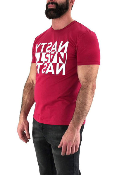 Red - Nasty Pig Reflect Tee 1333 - Side View - Topdrawers Underwear for Men Red - Nasty Pig Reflect Tee 1333 - Side View - Topdrawers Underwear for Men