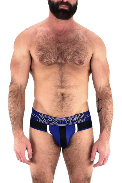 Blue - Nasty Pig Rival Brief 5591 - Front View - Topdrawers Underwear for Men Blue - Nasty Pig Rival Brief 5591 - Front View - Topdrawers Underwear for Men