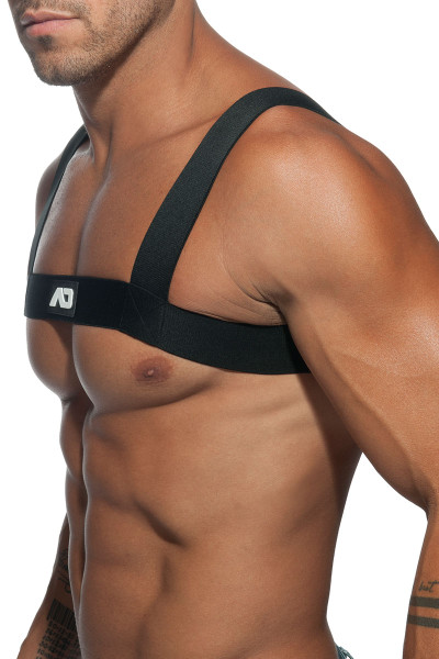 10 Black - Addicted Basic Elastic Harness ADF104 - Side View - Topdrawers Underwear for Men 10 Black - Addicted Basic Elastic Harness ADF104 - Side View - Topdrawers Underwear for Men