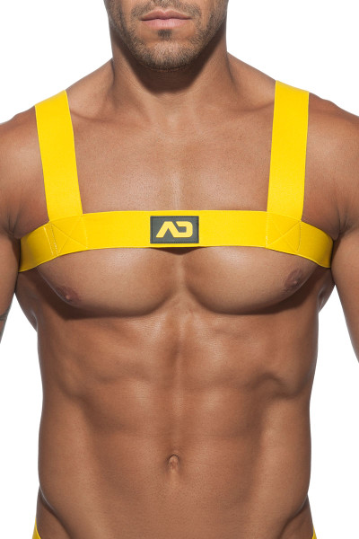 03 Yellow - Addicted Basic Elastic Harness ADF104 - Front View - Topdrawers Underwear for Men 03 Yellow - Addicted Basic Elastic Harness ADF104 - Front View - Topdrawers Underwear for Men