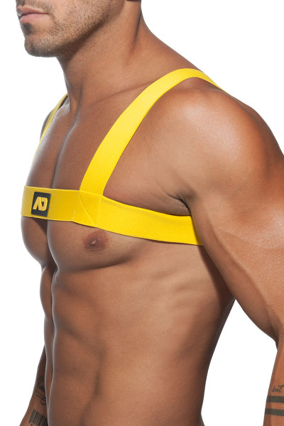 03 Yellow - Addicted Basic Elastic Harness ADF104 - Front View - Topdrawers Underwear for Men 03 Yellow - Addicted Basic Elastic Harness ADF104 - Front View - Topdrawers Underwear for Men