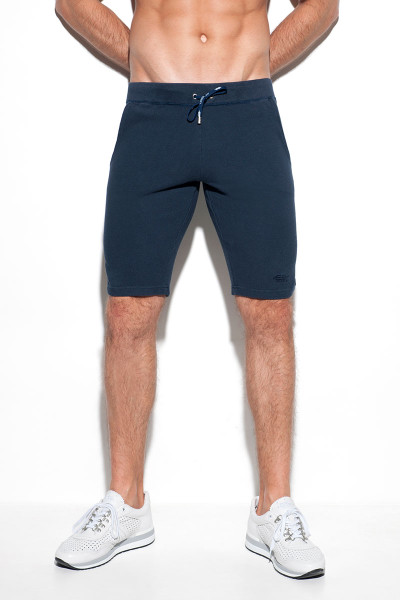 09 Navy - ES Collection Cotton Knit Knee Pant SP177 - Front View - Topdrawers Menswear 09 Navy - ES Collection Cotton Knit Knee Pant SP177 - Front View - Topdrawers Menswear