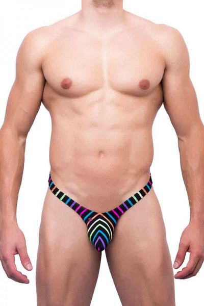 Candy Print - Joe Snyder Bulge Thong JSBUL-02 - Front View - Topdrawers Underwear for Men Candy Print - Joe Snyder Bulge Thong JSBUL-02 - Front View - Topdrawers Underwear for Men