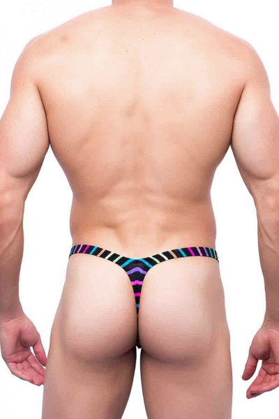 Candy Print - Joe Snyder Bulge Thong JSBUL-02 - Rear View - Topdrawers Underwear for Men Candy Print - Joe Snyder Bulge Thong JSBUL-02 - Rear View - Topdrawers Underwear for Men