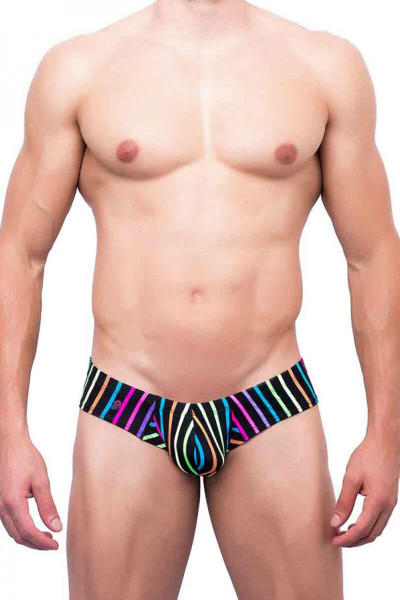 Candy Print - Joe Snyder Mini Cheek Thong JS22 - Front View - Topdrawers Underwear for Men Candy Print - Joe Snyder Mini Cheek Thong JS22 - Front View - Topdrawers Underwear for Men