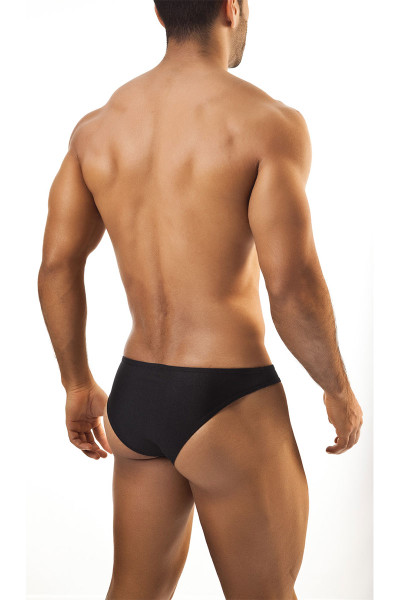 Black - Joe Snyder Bikini Brief JS01 - Rear View - Topdrawers Underwear for Men Black - Joe Snyder Bikini Brief JS01 - Rear View - Topdrawers Underwear for Men