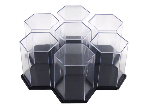 Display Case Hexagon - 3 Pack