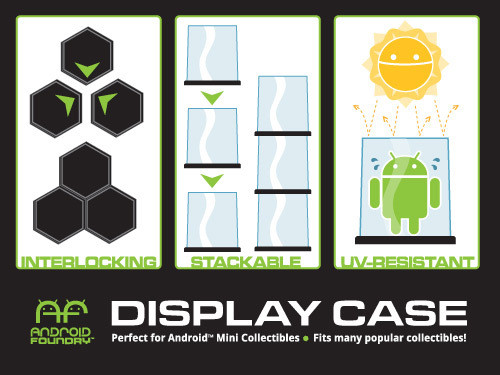 Display Case Hexagon - 3 Pack