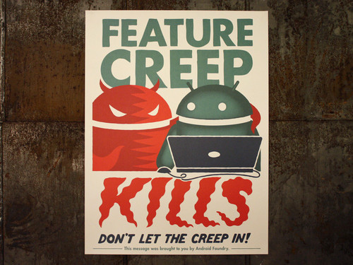 Feature Creep Kills Print
