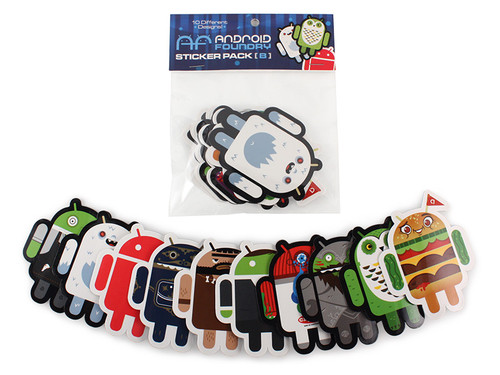 ANDROID FOUNDRY STICKER 10 PACK B
