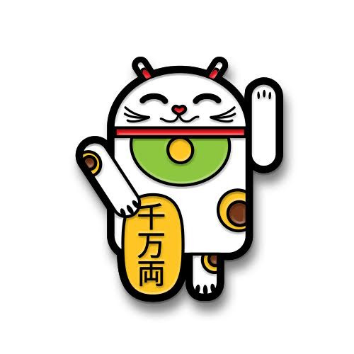 Lucky Cat Android Pin