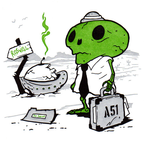 Karoshi San : Area 51 Print