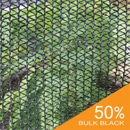 50% Black Bulk Shade Cloth