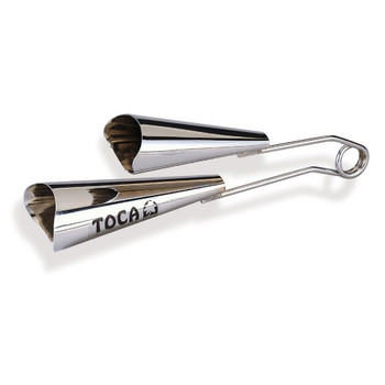 Toca Handheld Agogo Bells, Chrome Toca Handheld Agogo Bells, Chrome