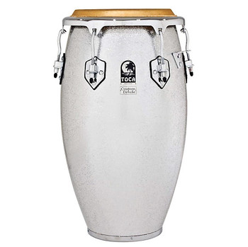 Toca 4612-1/2FS Custom Deluxe Fiberglass 12.5" Tumba Drum - Silver Sparkle Toca 4612-1/2FS Custom Deluxe Fiberglass 12.5" Tumba Drum - Silver Sparkle
