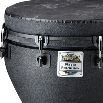 Remo Djembe, Black Earth, Key-Tuned - 14"x25" Remo Djembe, Black Earth, Key-Tuned - 14"x25"