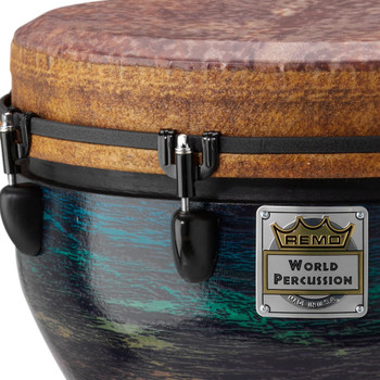 Remo Infinity Mondo Djembe: Eco-grain - Multicolor Remo Infinity Mondo Djembe: Eco-grain - Multicolor