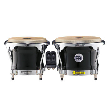 Meinl FWB400 Free Ride Series Wood Bongos - Ebony Black Meinl FWB400 Free Ride Series Wood Bongos - Ebony Black