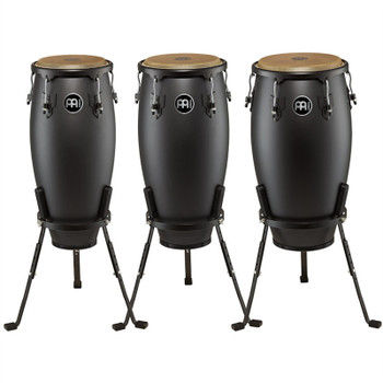 Meinl Headliner Congas, Phantom Black w/ Stand Meinl Headliner Congas, Phantom Black w/ Stand