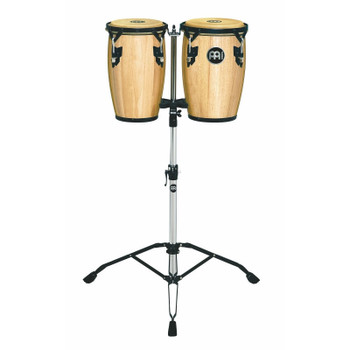 Meinl Wood Conguitas 8" & 9" with Stands Natural Meinl Wood Conguitas 8" & 9" with Stands Natural