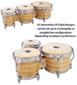 LP Generation III Triple Bongos LP Generation III Triple Bongos