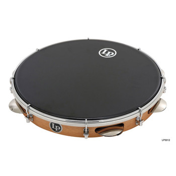 LP Rio Brazilian Pandeiro - Black Synthetic Head LP Rio Brazilian Pandeiro - Black Synthetic Head