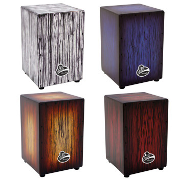 All colors available in the LP Aspire Cajon Accent Series. All colors available in the LP Aspire Cajon Accent Series.