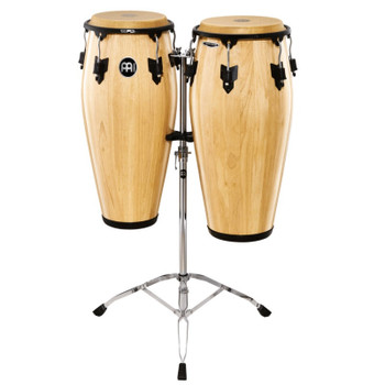 Meinl Marathon Classic Series Conga Set with Stand, Natural Finish Meinl Marathon Classic Series Conga Set with Stand, Natural Finish
