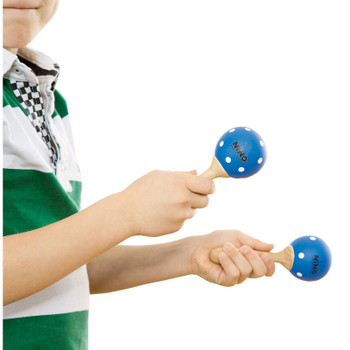 Nino Blue Polka Dot Maracas Nino Blue Polka Dot Maracas