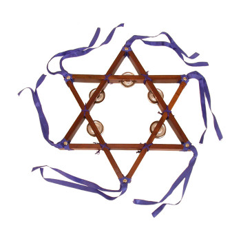 Star Tambourine, 6 point Star Tambourine, 6 point