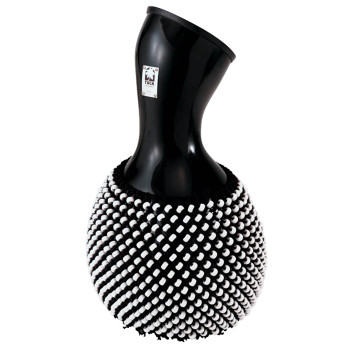 Toca Fiberglass Shekere, Black and White Toca Fiberglass Shekere, Black and White