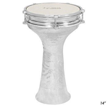 Tycoon Hand Hammered Aluminum Darbuka Tycoon Hand Hammered Aluminum Darbuka