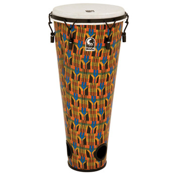 Toca Freestyle Mechanically Tuned Ashiko Drum, Kente Cloth Toca Freestyle Mechanically Tuned Ashiko Drum, Kente Cloth