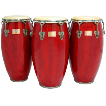 Tycoon Percussion Signature Classic Series Conga with Stand, Red Tycoon Percussion Signature Classic Series Conga with Stand, Red