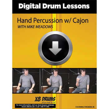Drum Lesson Download: Using Hand Percussion with Cajon Drum Lesson Download: Using Hand Percussion with Cajon
