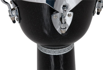 X8 Journey Series Black Sparkle Key Tuned Djembe X8 Journey Series Black Sparkle Key Tuned Djembe