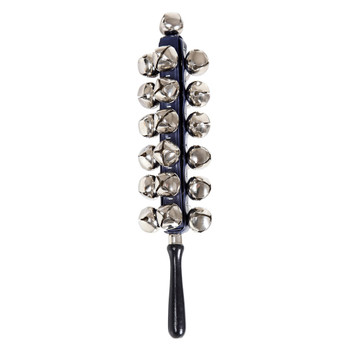 X8 Drums Chrome Sleigh Bells, 4 Rows X8 Drums Chrome Sleigh Bells, 4 Rows