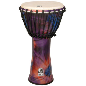 Toca Freestyle Djembe, Woodstock Purple, 12" Head x 24" Tall Toca Freestyle Djembe, Woodstock Purple, 12" Head x 24" Tall