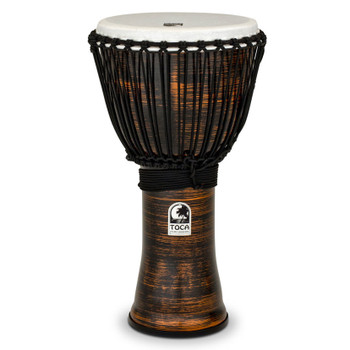 Toca 12" Freestyle II Spun Copper Djembe Toca 12" Freestyle II Spun Copper Djembe