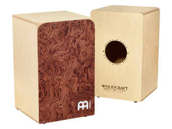 Meinl Birch Woodcraft Snare Cajon, Bubinga Frontplate Meinl Birch Woodcraft Snare Cajon, Bubinga Frontplate