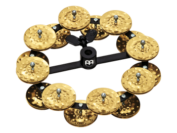 Headliner Series Hi-Hat Tambourines, Hammered Brass - 2 Rows Headliner Series Hi-Hat Tambourines, Hammered Brass - 2 Rows