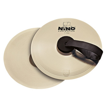 Nino 7-Inch Marching Cymbal Pair, Nickel Silver Nino 7-Inch Marching Cymbal Pair, Nickel Silver