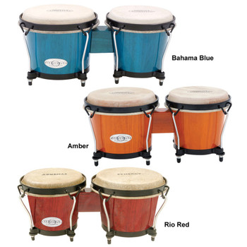Toca Synergy Wood Bongos, Amber Toca Synergy Wood Bongos, Amber