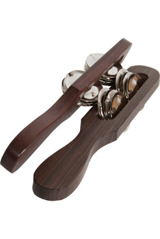 DOBANI Wooden Slim Hatheli Hand Jingles - Pair DOBANI Wooden Slim Hatheli Hand Jingles - Pair