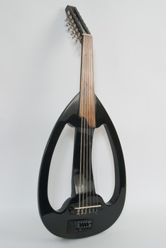 Mid-East Electric Frame Oud w/ Gig Bag - Black Mid-East Electric Frame Oud w/ Gig Bag - Black
