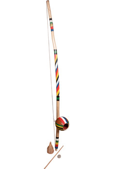 Mid-East Berimbau Painted Spirals Medium Gourd (2 Boxes) Mid-East Berimbau Painted Spirals Medium Gourd (2 Boxes)