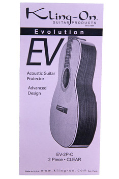 Kling-On Acoustic Guitar Protector Clear 2-Piece Kling-On Acoustic Guitar Protector Clear 2-Piece