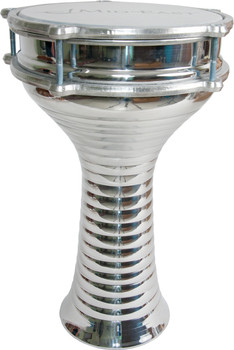 Mid-East Zebra Aluminum Doumbek 7.5"x13" Mid-East Zebra Aluminum Doumbek 7.5"x13"