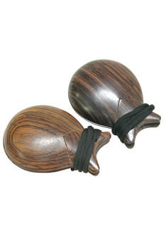 DOBANI Sheesham Castanets 2.63" - Pair *Blemished DOBANI Sheesham Castanets 2.63" - Pair *Blemished