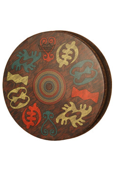 Remo Mondo Fiberskyn Djembe Head 12"x2.5" - Adinkra Pattern Remo Mondo Fiberskyn Djembe Head 12"x2.5" - Adinkra Pattern